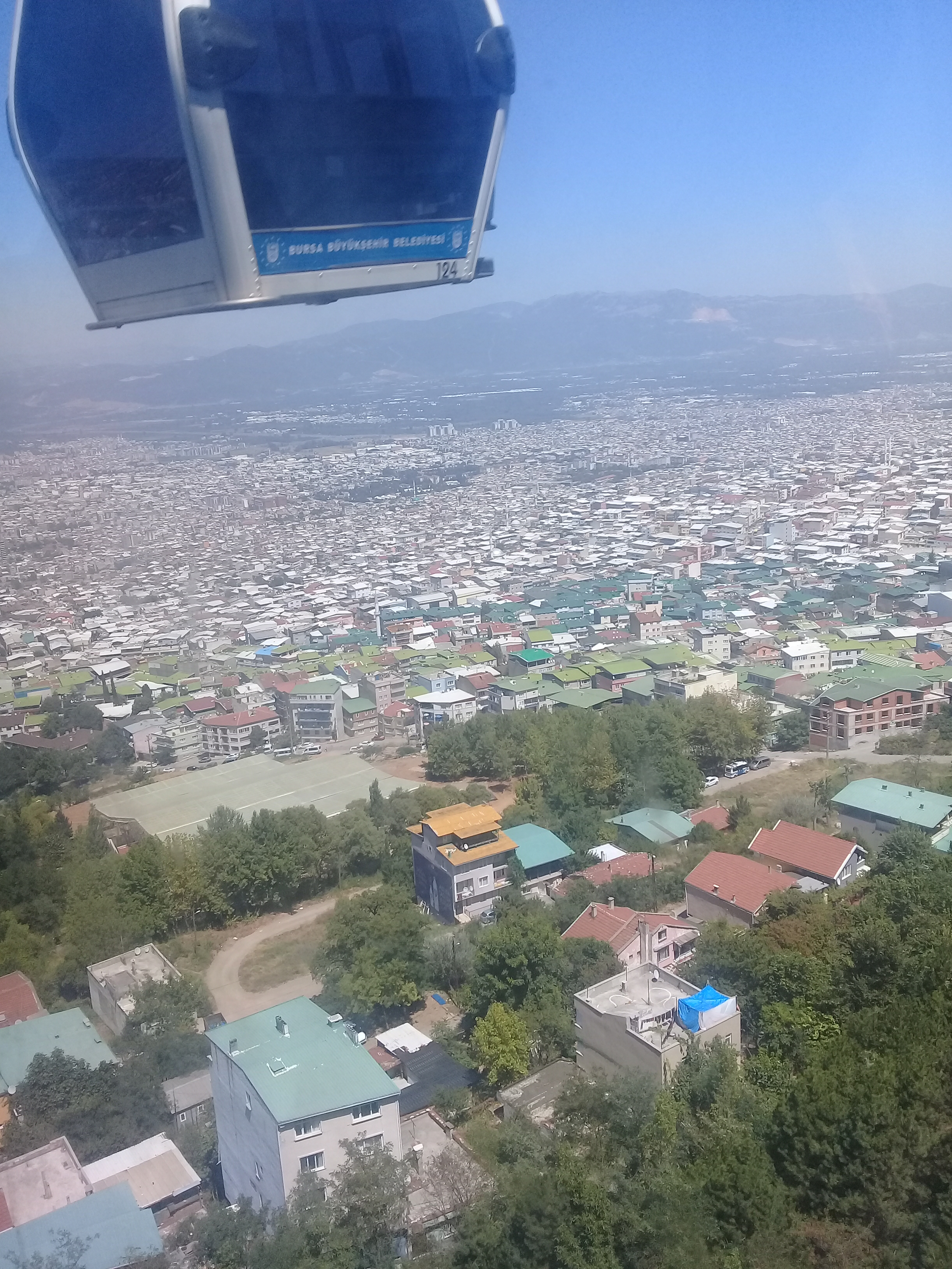 View of Bursa City from Teleferik